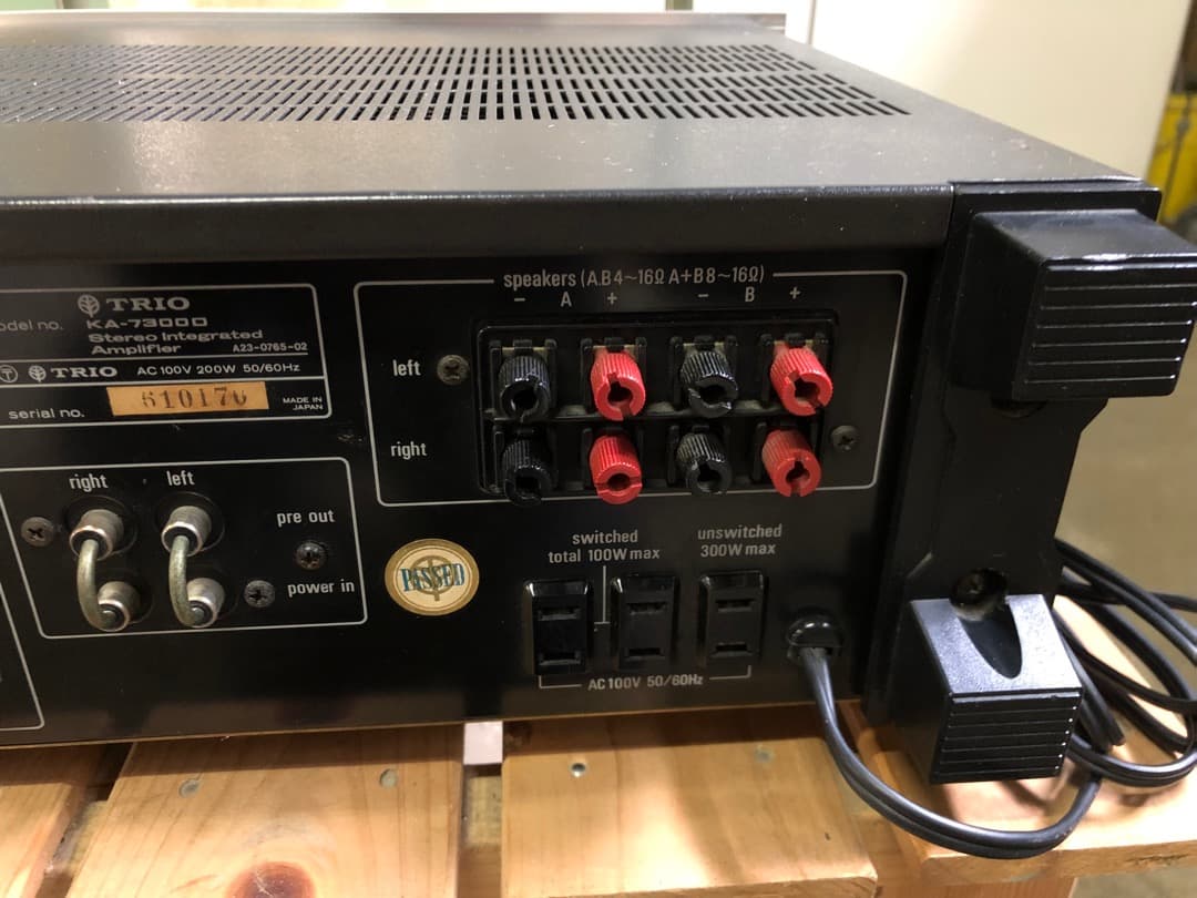 ★トリオ★TRIO★KA-7300D★プリメインアンプ★ビンテージ★レトロ