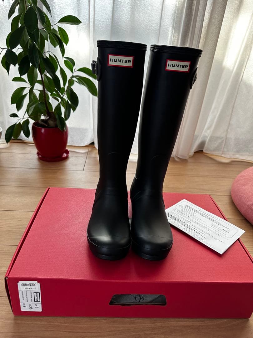 ブランド: HUNTER(ハンター) レインブーツ ブラック