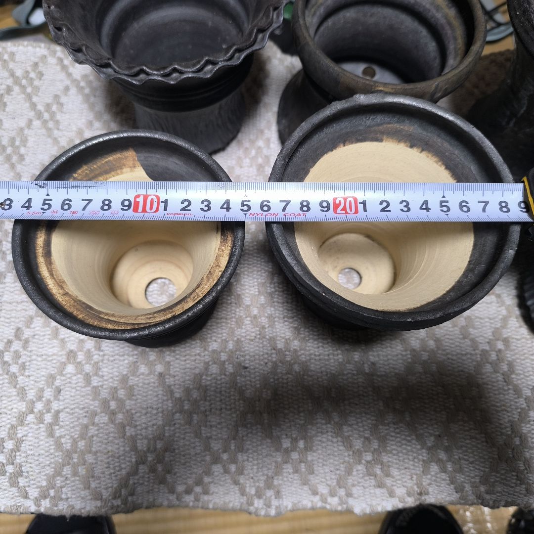 笠間焼 陶器鉢 陶炎祭 植木鉢 7個セット