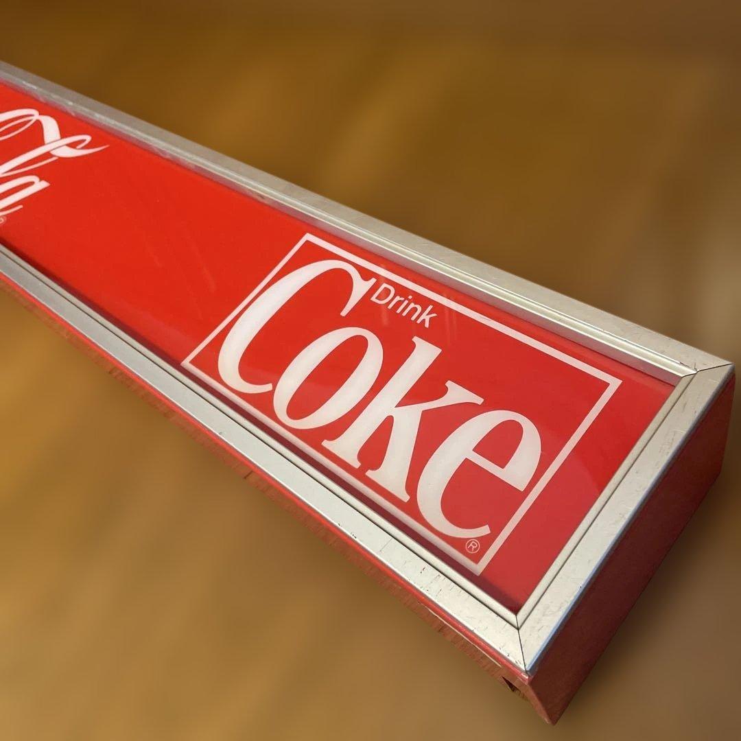 Coca Cola コカコーラ　看板　昭和　レトロ　照明　広告　アンティーク