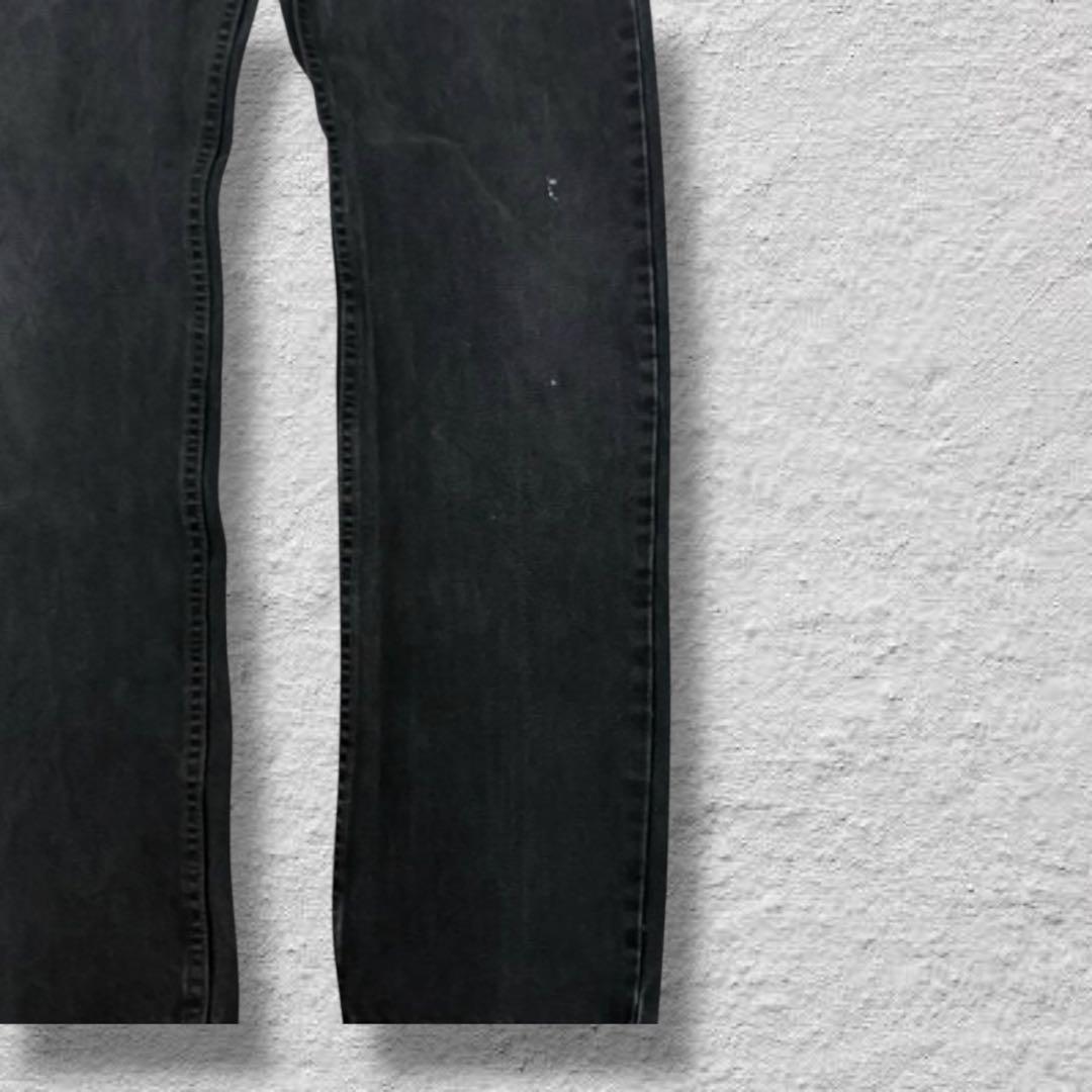 リーバイス505ブラックデニム後染め90sUSA製W32vintage古着レア