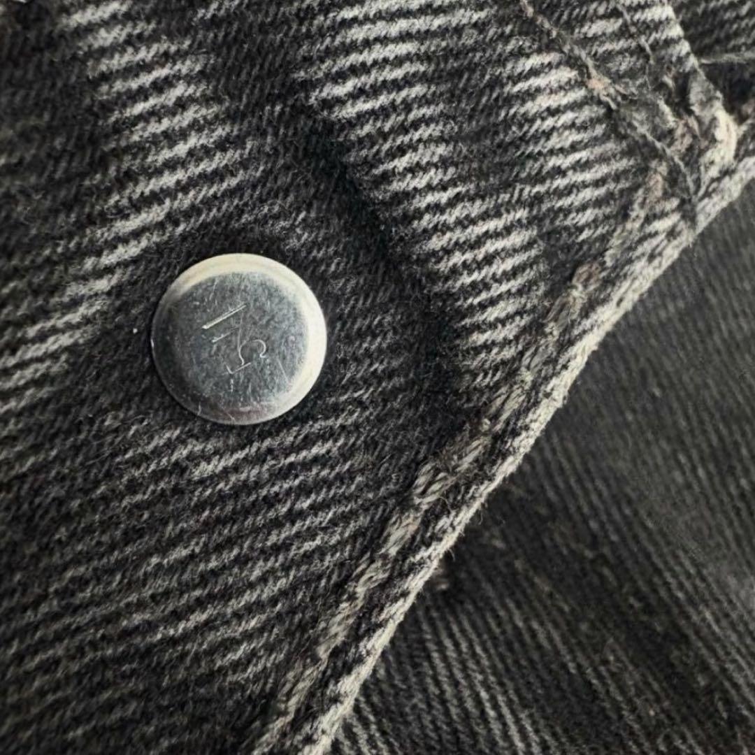 リーバイス505ブラックデニム後染め90sUSA製W32vintage古着レア