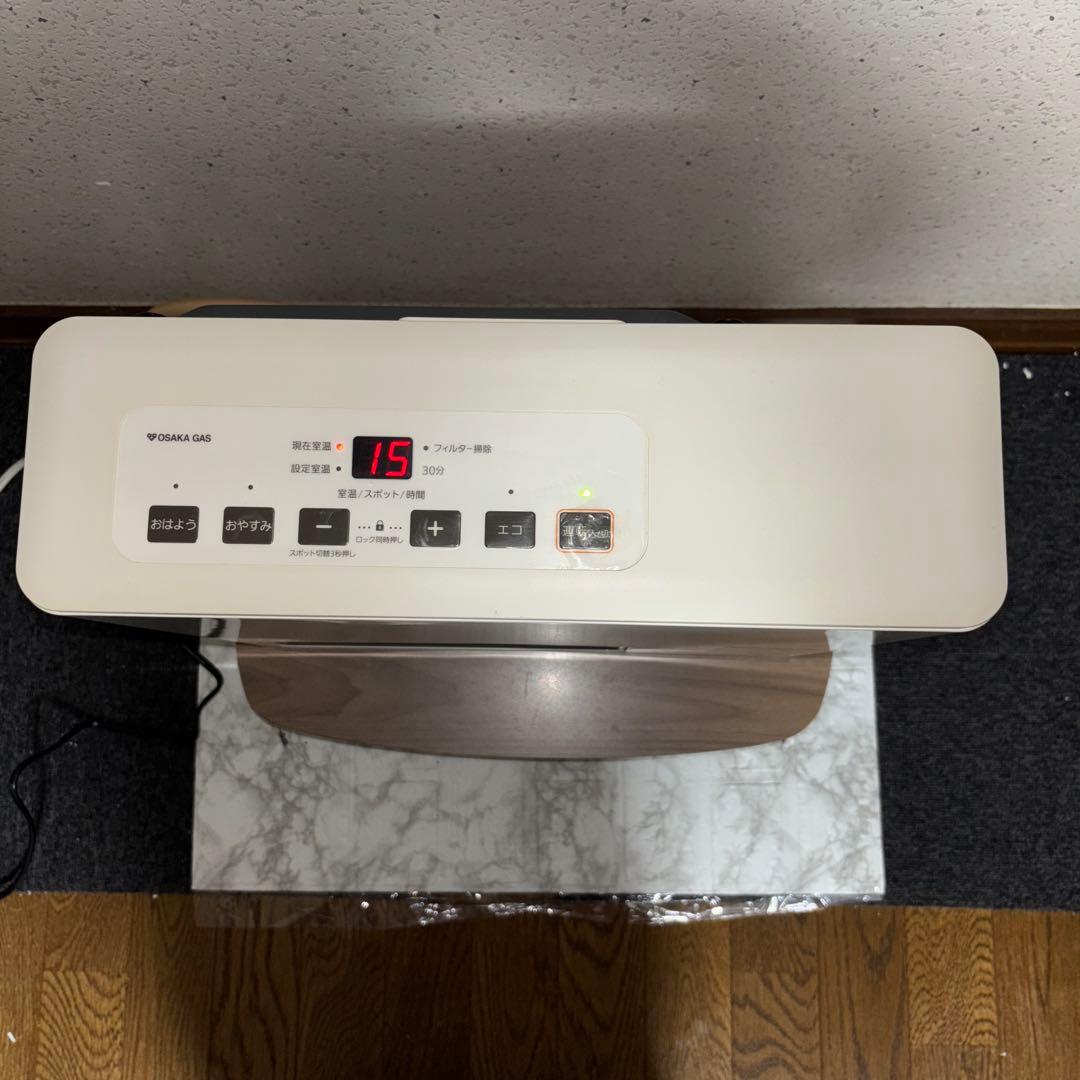 【2017年製】ノーリツ　ガスファンヒーターGFH-2404S 都市ガス用