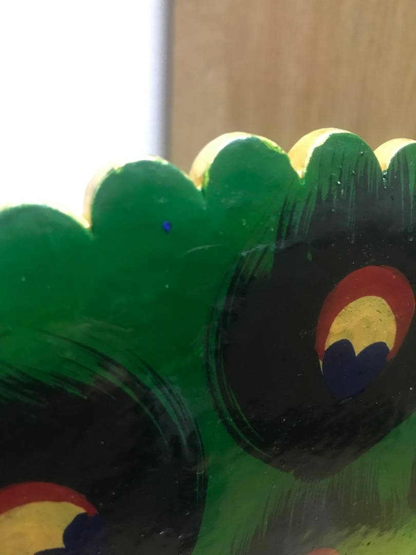 木製孔雀　インド製　置物　インテリア　装飾品