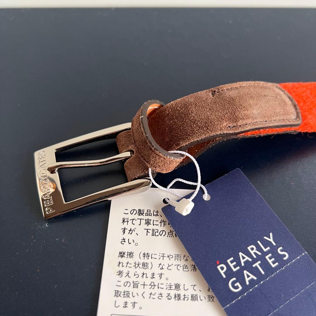 PEARLY GATES オレンジ ベルト FRサイズ