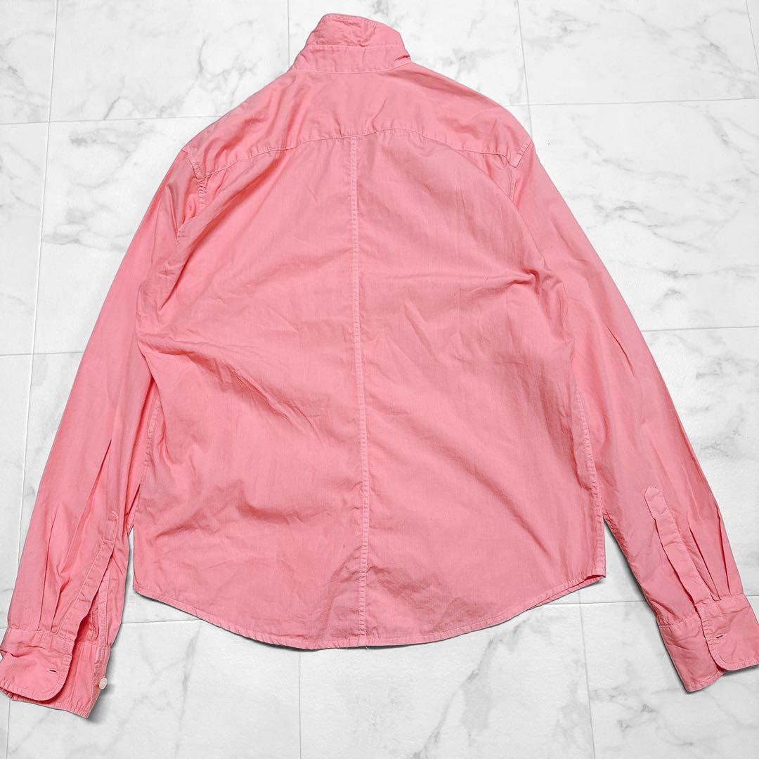 美品 フランクアンドアイリーン　LUKE ポプリン シャツ　コットン　ピンク