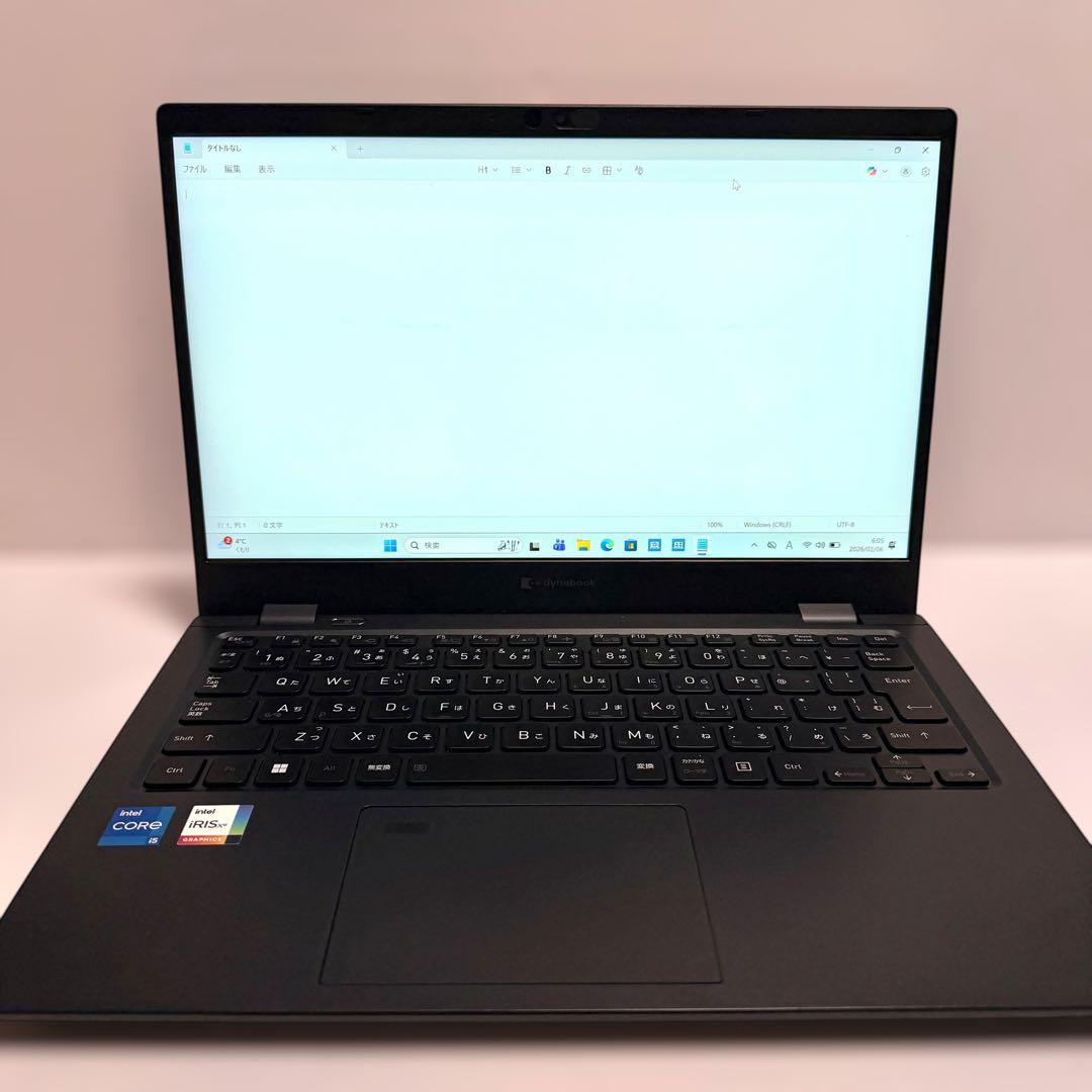 美品 バッテリー消耗少 dynabook G83/KW 2023年製 第12世代