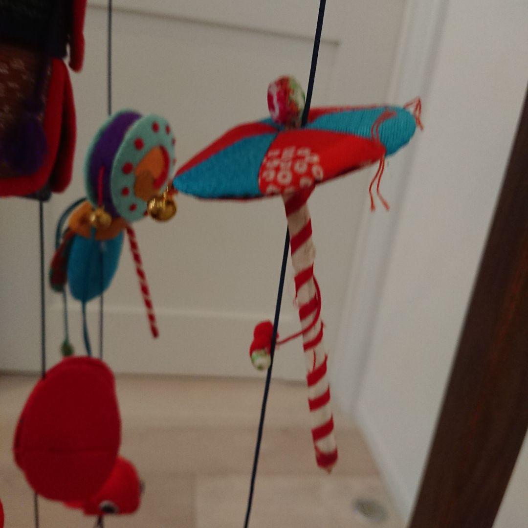 伝統的な布製の五月人形 吊るし飾り