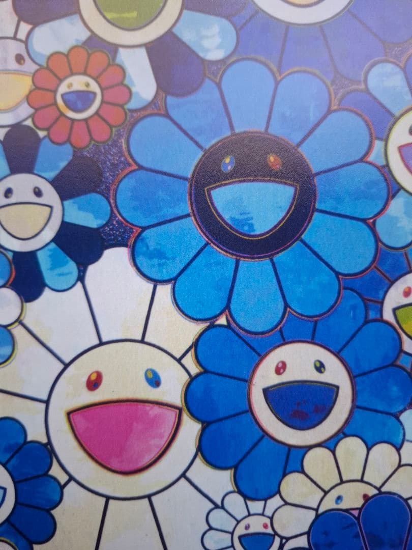 『シャングリラ・ブルー』村上隆作品ポスター　奈良美智　草間彌生