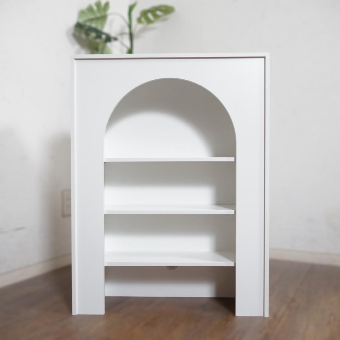 幅60【新品】マントルピース　大人可愛い　収納ラック　アウトレット