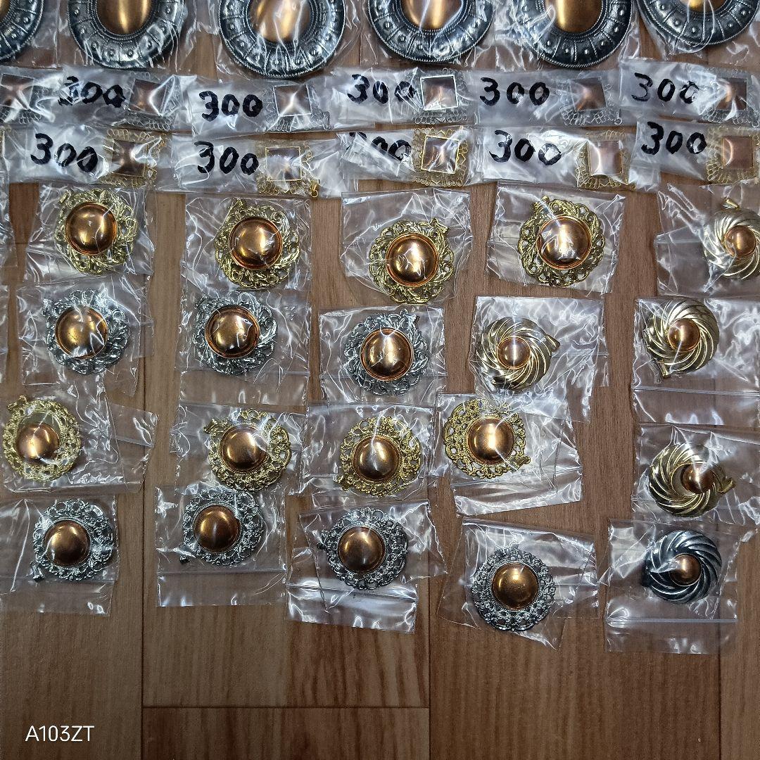 未使用 七宝焼 材料 ブローチ ペダントトップ 420個 まとめて