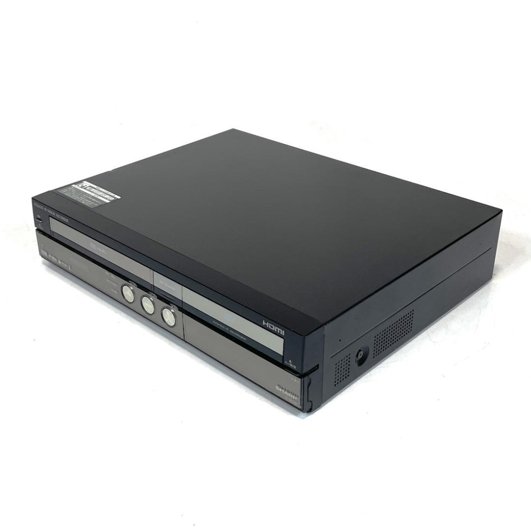 シャープ DV-ACV52 HDD搭載 VHS DVDレコーダー 2009年製