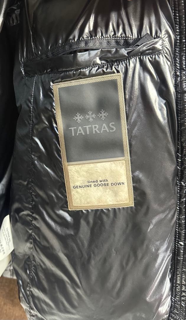 かいしん　TATRAS ブラック ダウンジャケット　Mサイズ