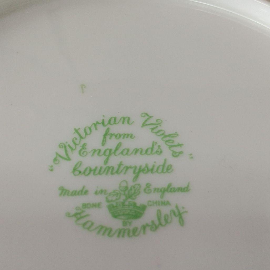 ハマースレイ ビクトリアンバイオレット 21cm デザートプレート