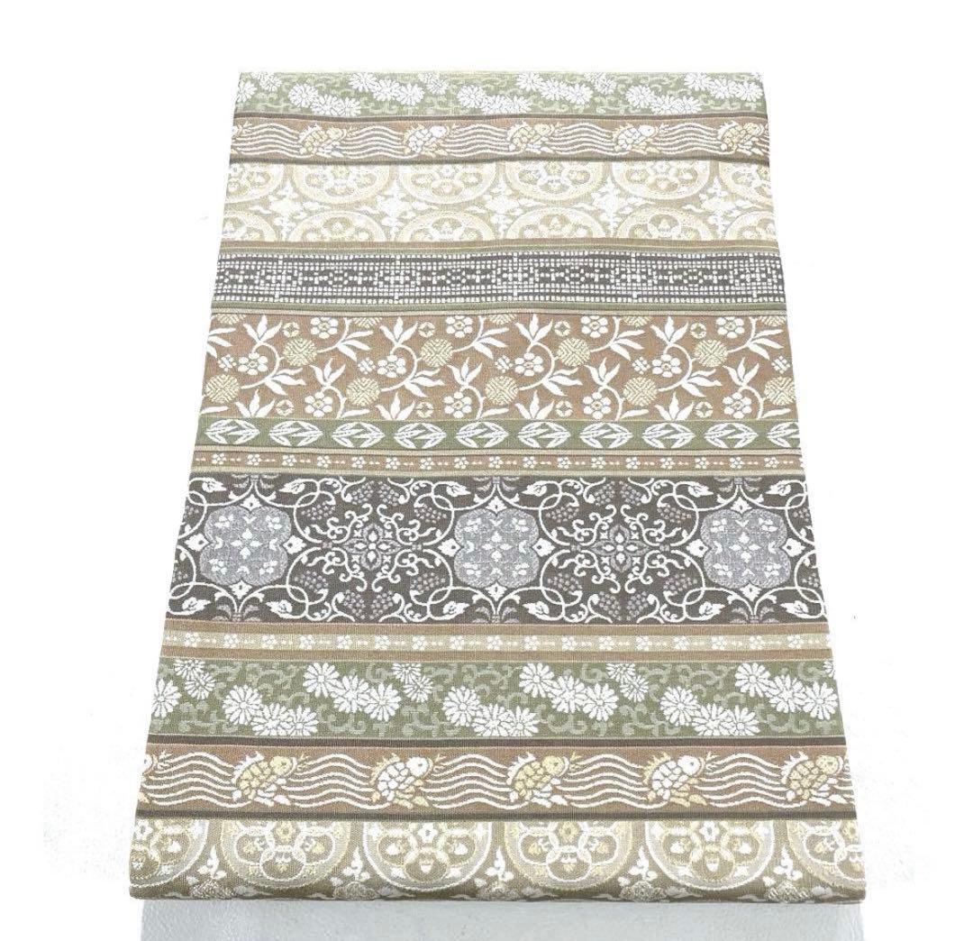 専用帯6217 6219 二点セット ●高級 正絹 六通 袋帯