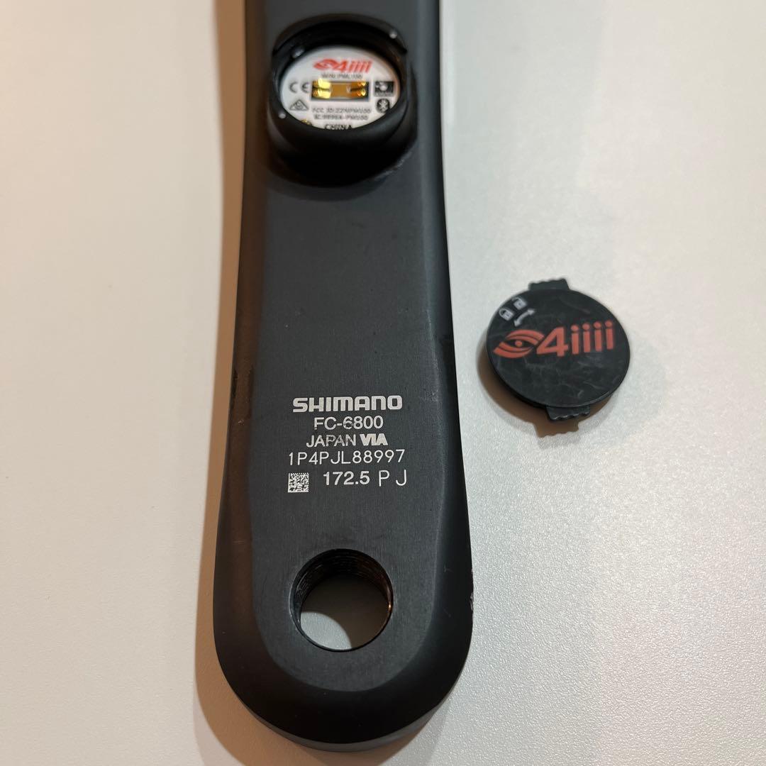 4iiii パワーメーター Ultegra FC-6800 172.5mm