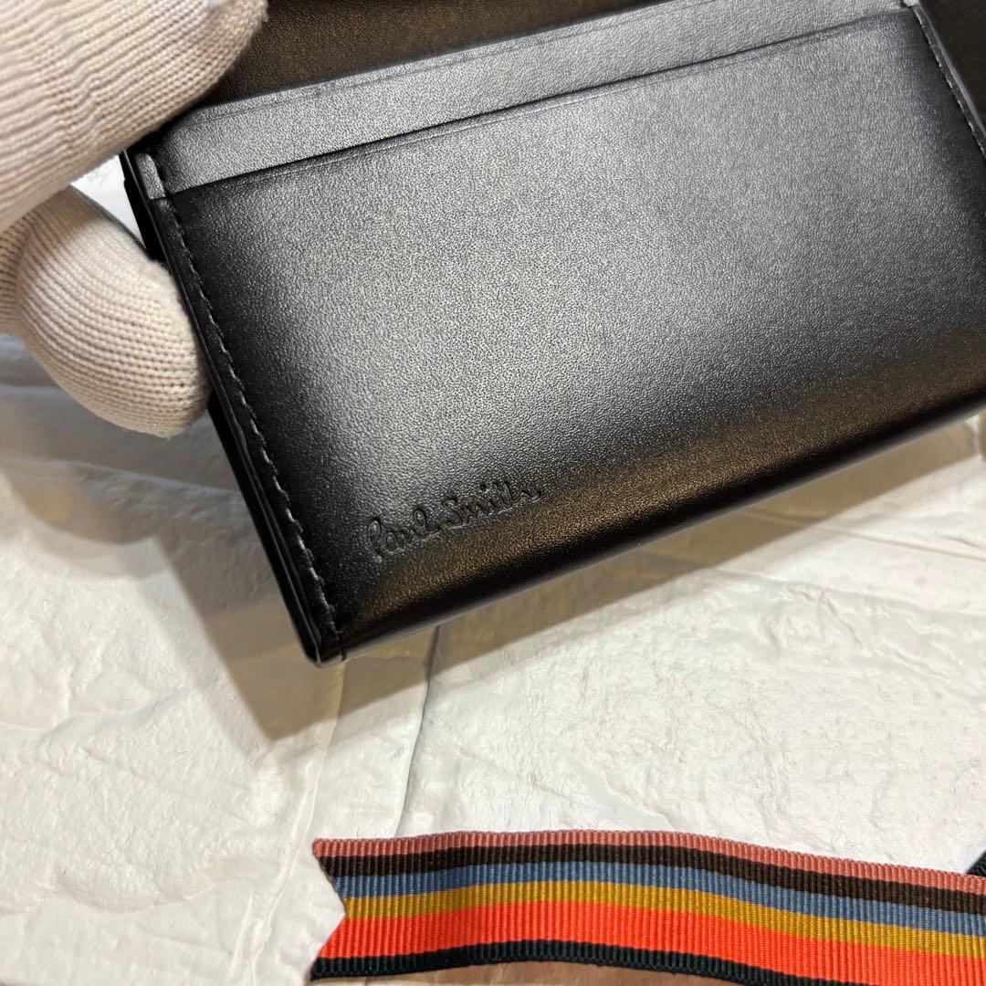 ✨Paul Smith シティエンボス　名刺入れ　新品未使用品　ブラック