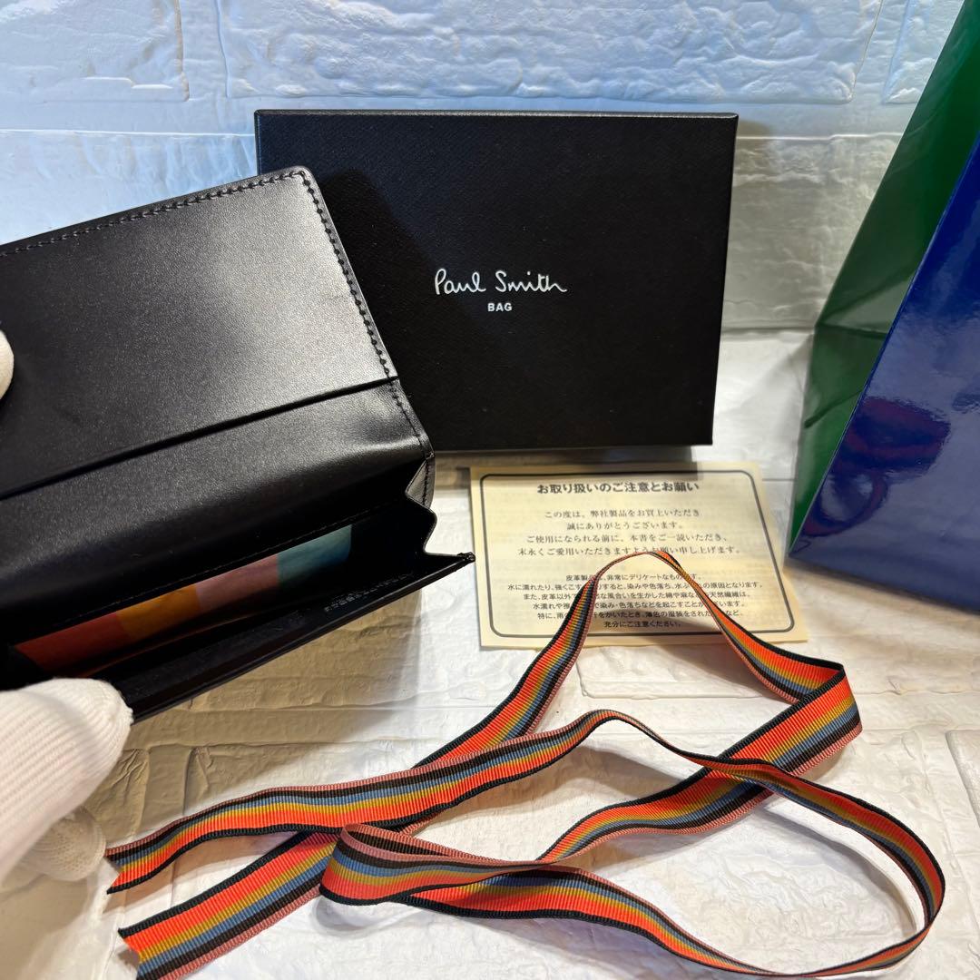 ✨Paul Smith シティエンボス　名刺入れ　新品未使用品　ブラック