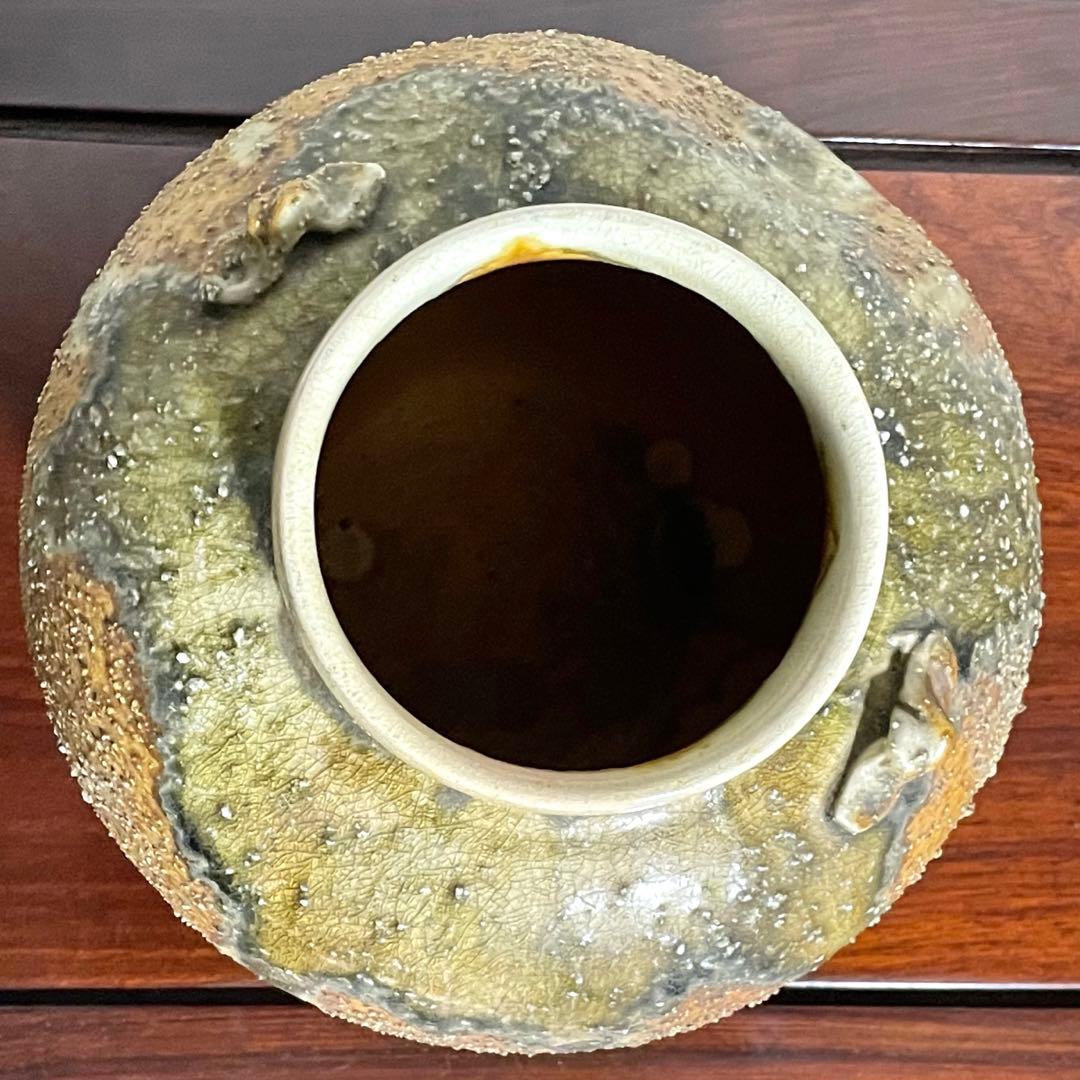 骨董品　壺　花瓶　窯焼　アンティーク 古