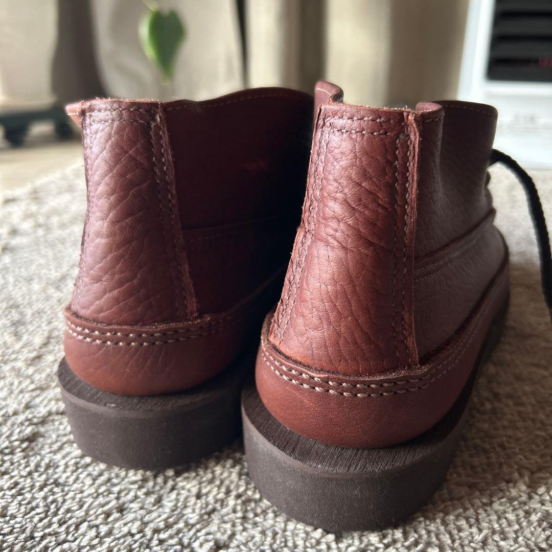 ラッセル ダークブラウン レザー モカシン