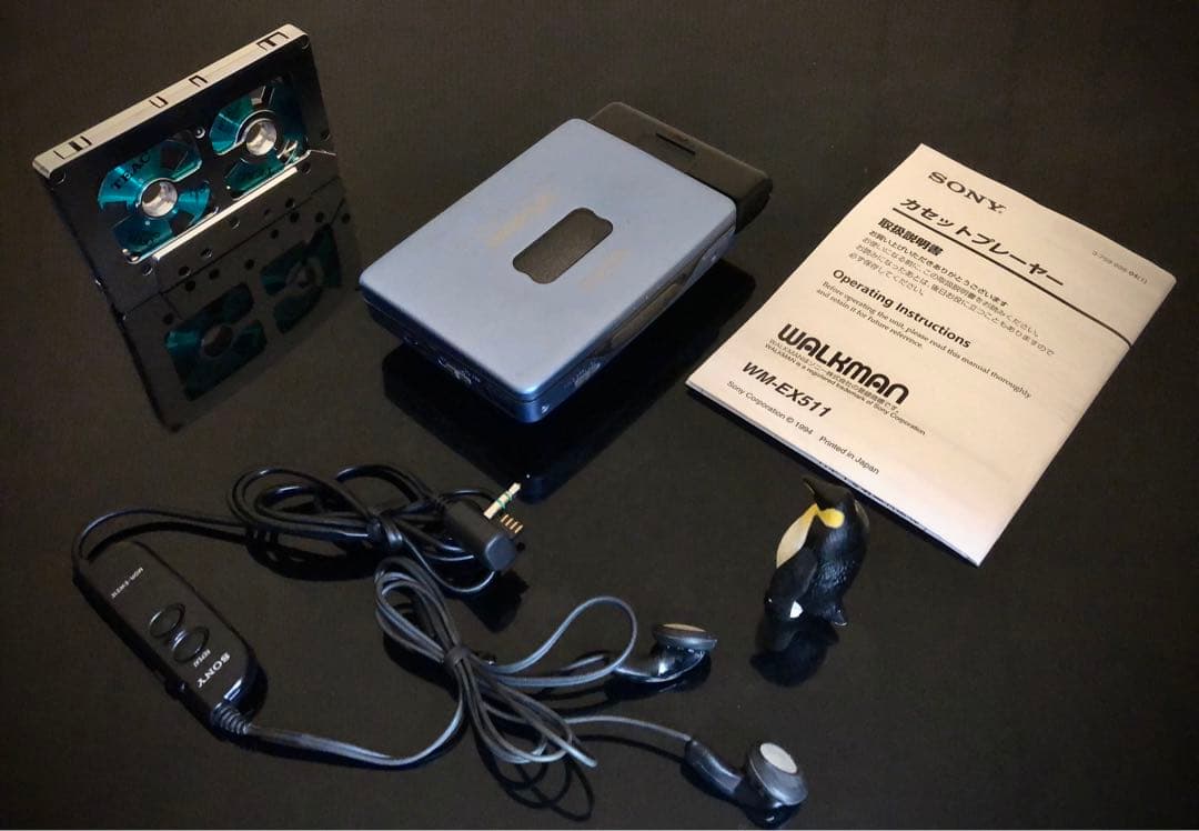 ちゃー⭐️ ‼️SONY WM-EX511 青「整備済み、完動美品」