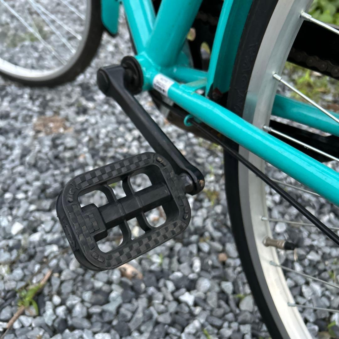 Rosellyシティサイクル アクアブルー　26c