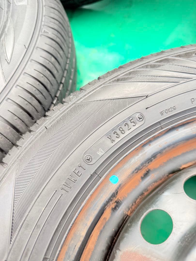 145/80R13 サマータイヤ スチールホイール付き 13x4.00B/4穴