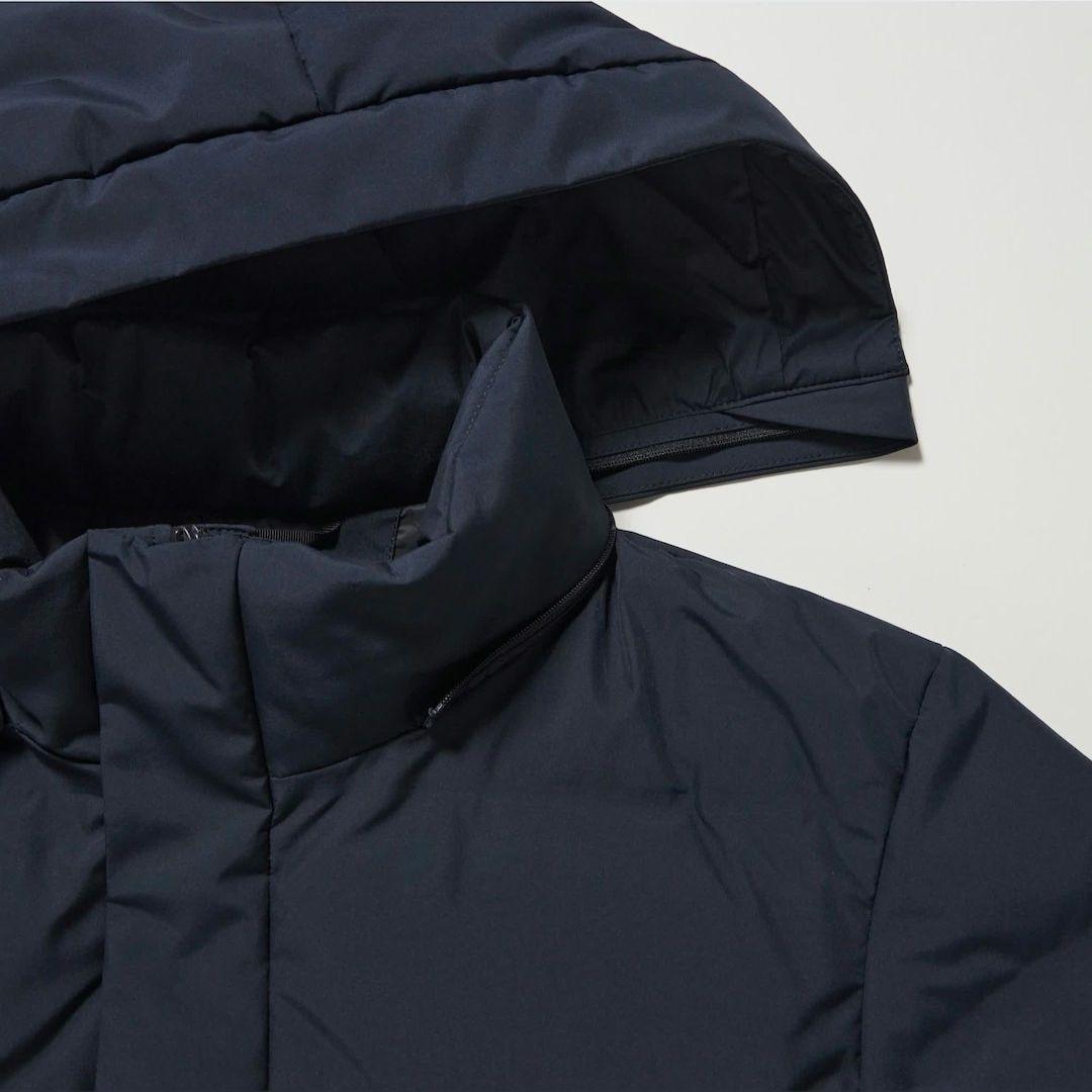 キンパル　！　シームレスダウンコート　紺　XL　ユニクロ