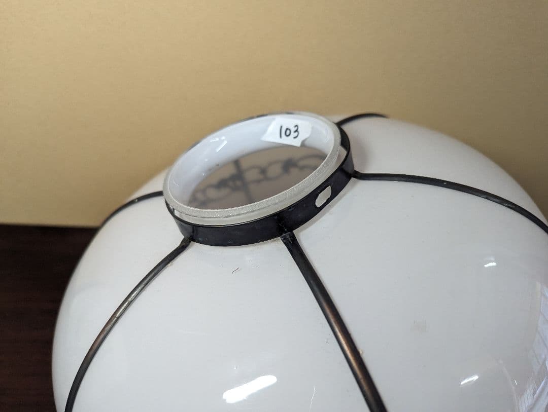 ペンダントライト 照明 昭和レトロ 大正ロマン 乳白色 当時物 アンティーク希少