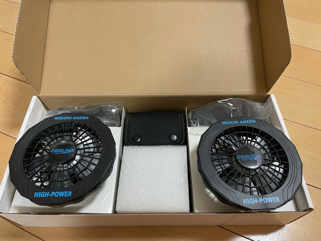 【新品未使用】ミドリ安全　クールファン用ハイパワーファンセット WE20FSHP