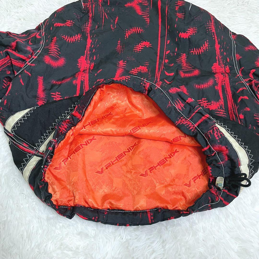 レトロ 90s フェニックス スキーウェア 上下M レッドブラック スキースノボ