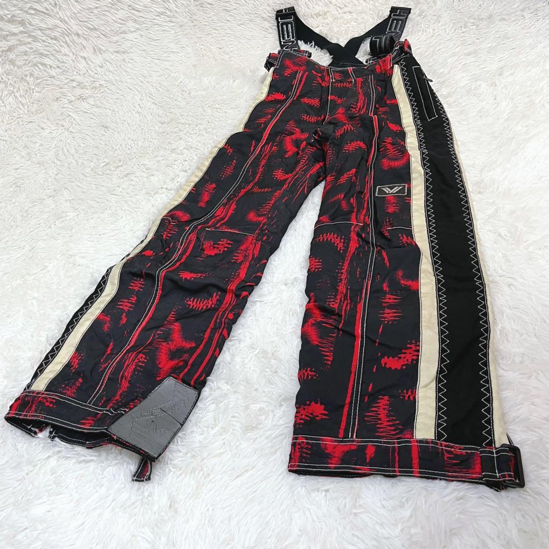 レトロ 90s フェニックス スキーウェア 上下M レッドブラック スキースノボ