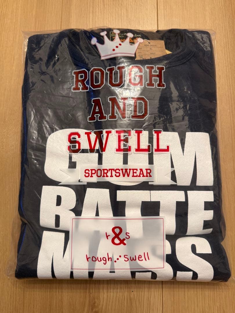 ラフアンドスウェル スウェット ネイビー サイズXL