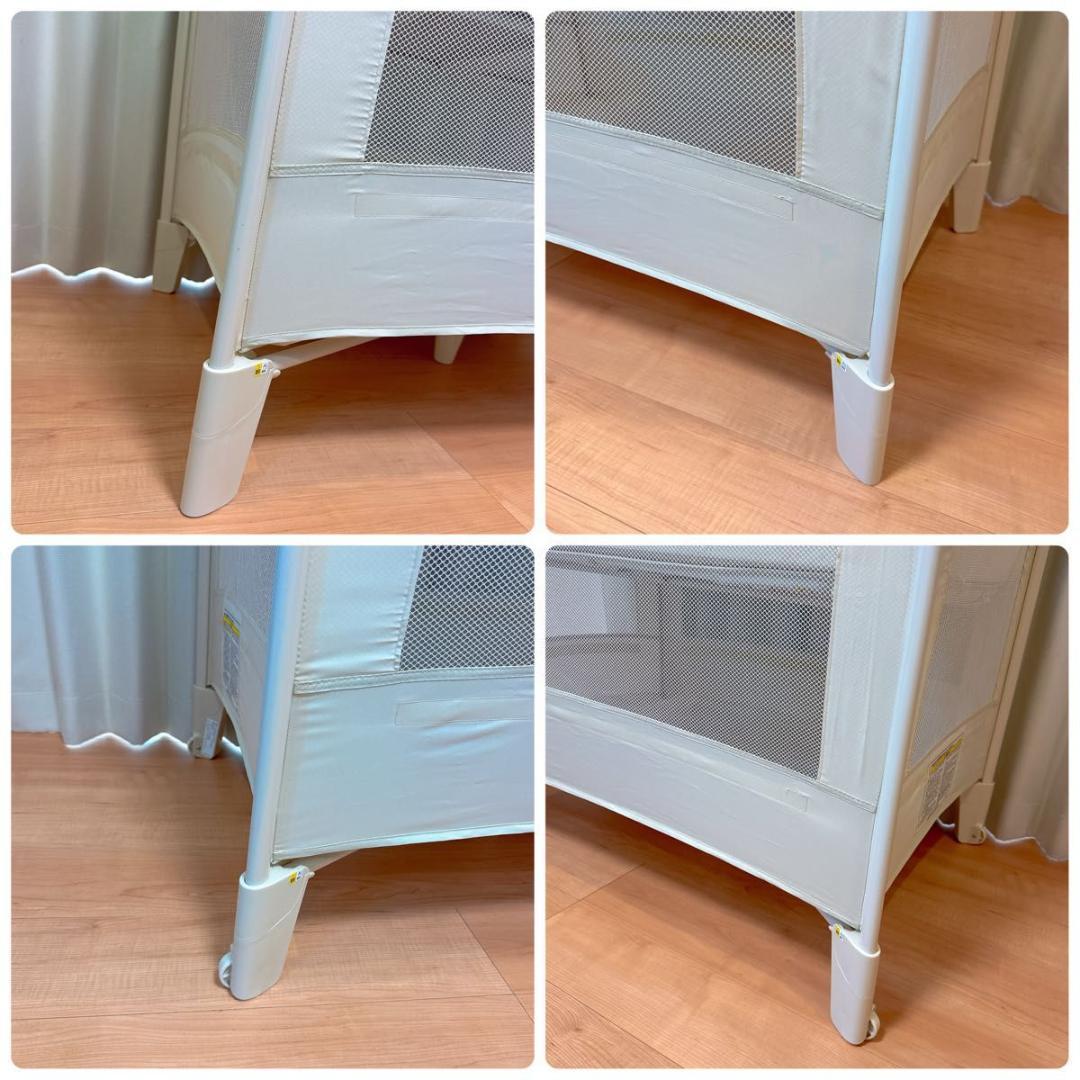 Aprica ココネルエアープラス ベビーベッド ほぼ未使用 シュークリーム