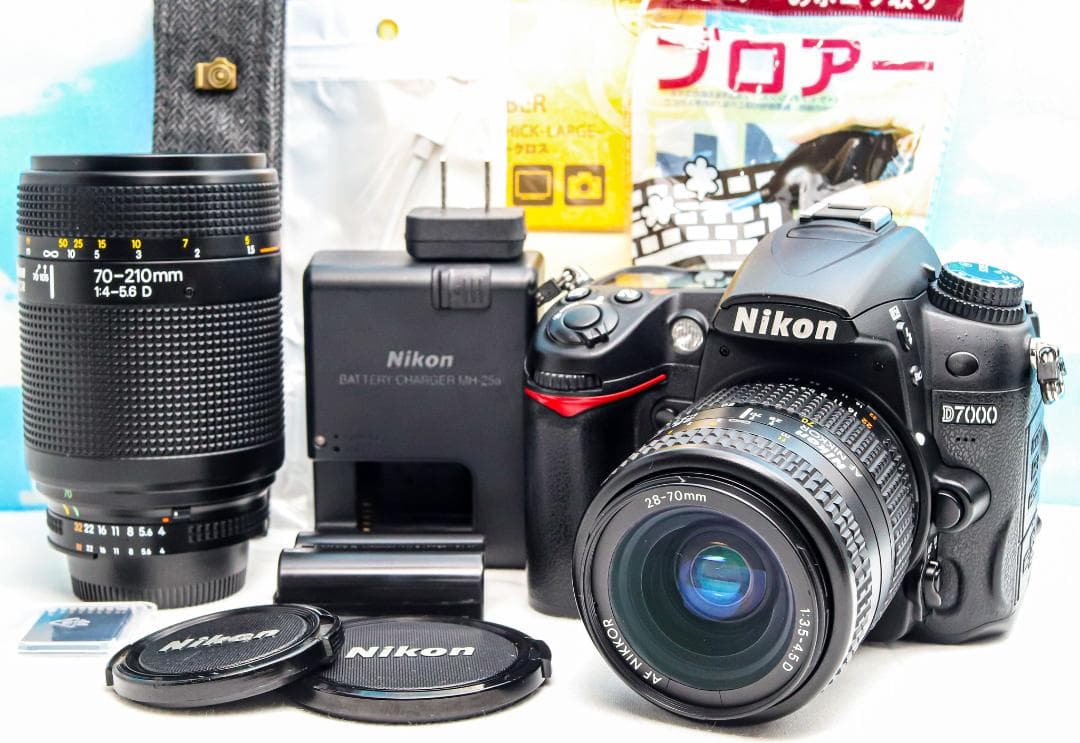ニコン Nikon D7000⭐️望遠レンズ付⭐️スマホ転送⭐️一眼レフカメラ
