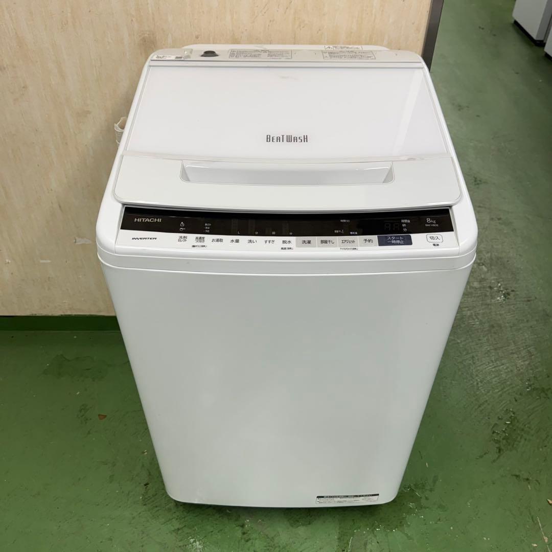 187★2019年製★日立　洗濯機　8KG ビートウォッシュ　一人暮らし