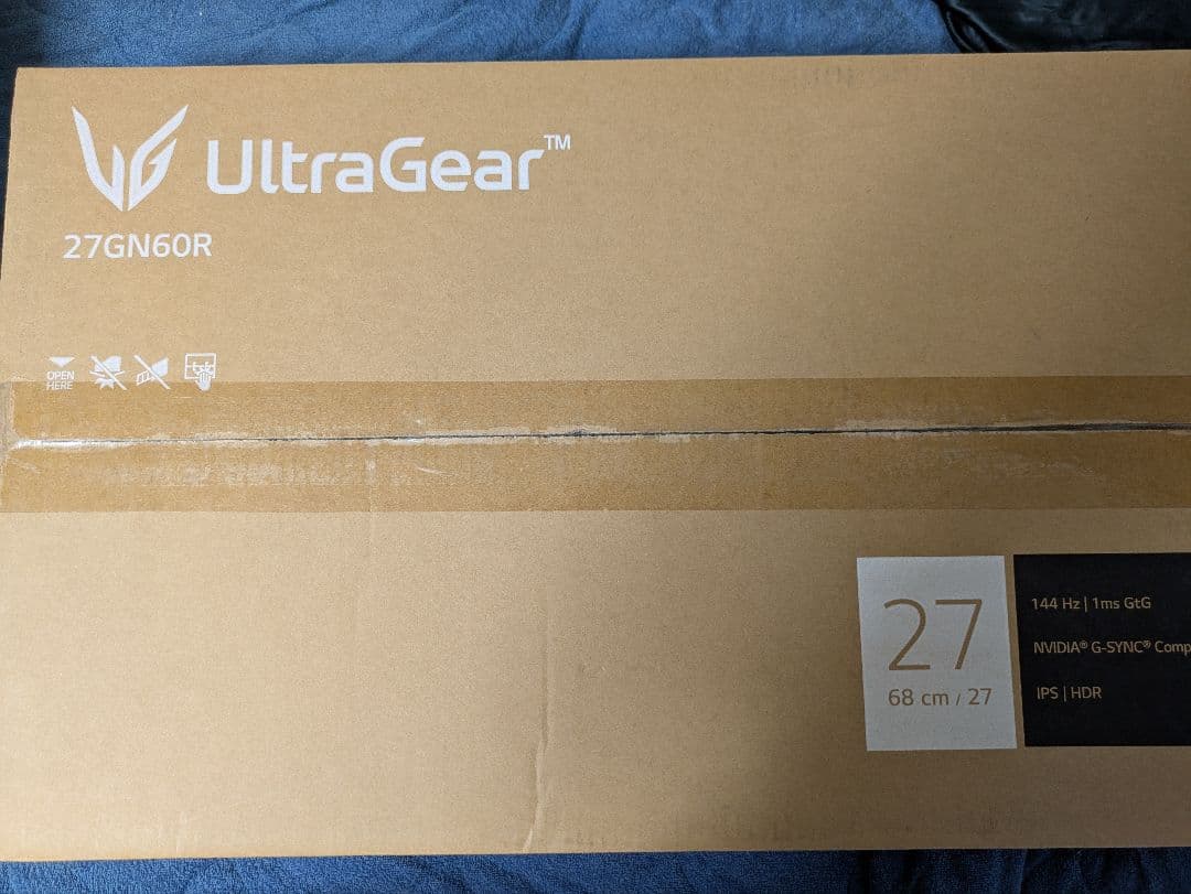 LG ゲーミングモニター UltraGear 27GN60R-B 27インチ
