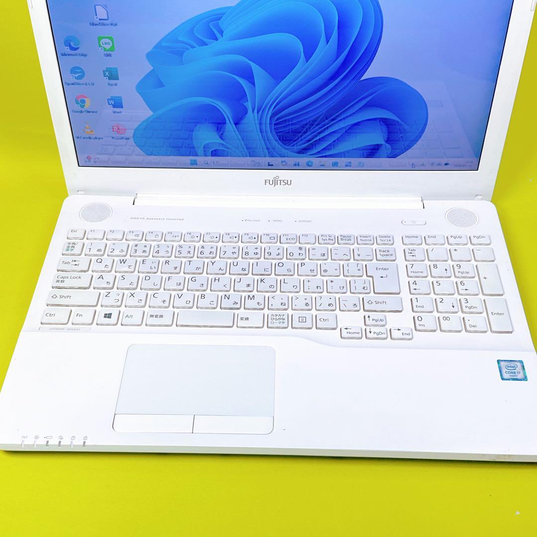 極速i7⭐️windows11 高速SSDノートパソコン カメラ ワード エクセル