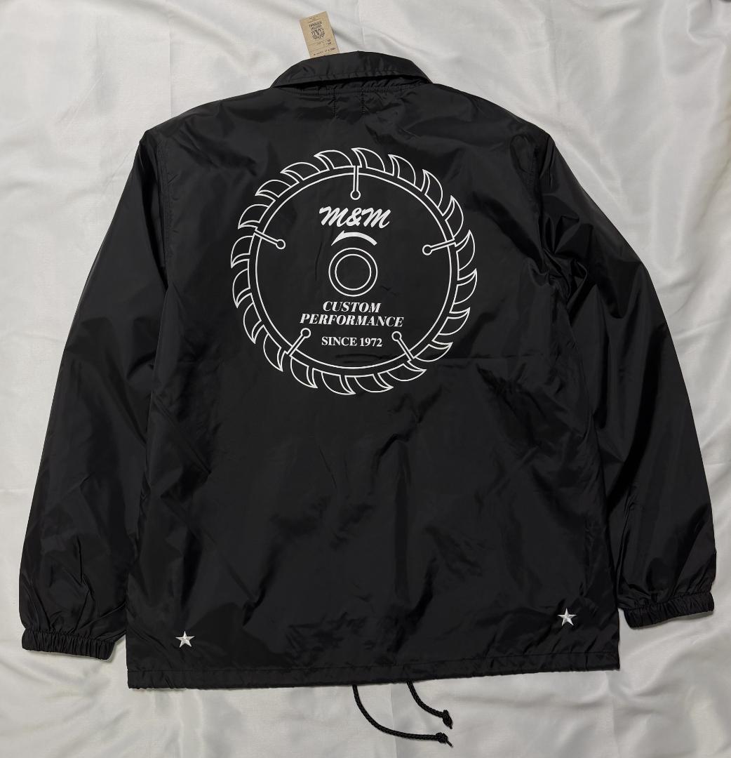 ひ*ゆ様 M&M Coach Jaket　コーチジャケット　ブラック　Lサイズ