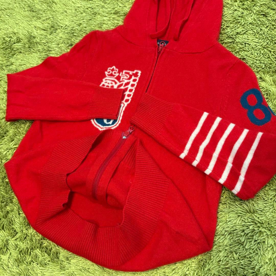 パーリーゲイツ PEARLYGATES ジップジャケット カシミヤ100% 0