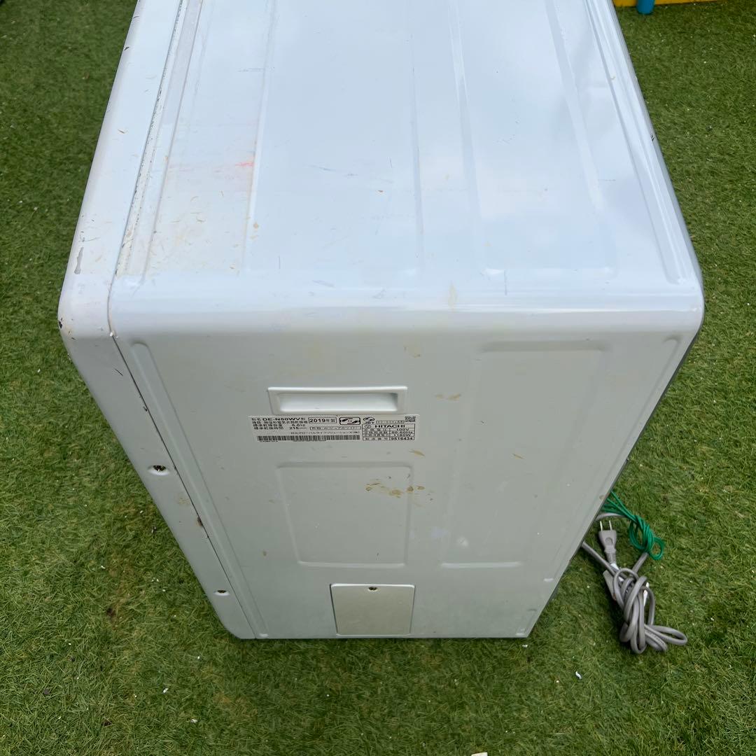 日立　5.0kg 電気衣類乾燥機 DE-N50WV 2019年製 2way乾燥
