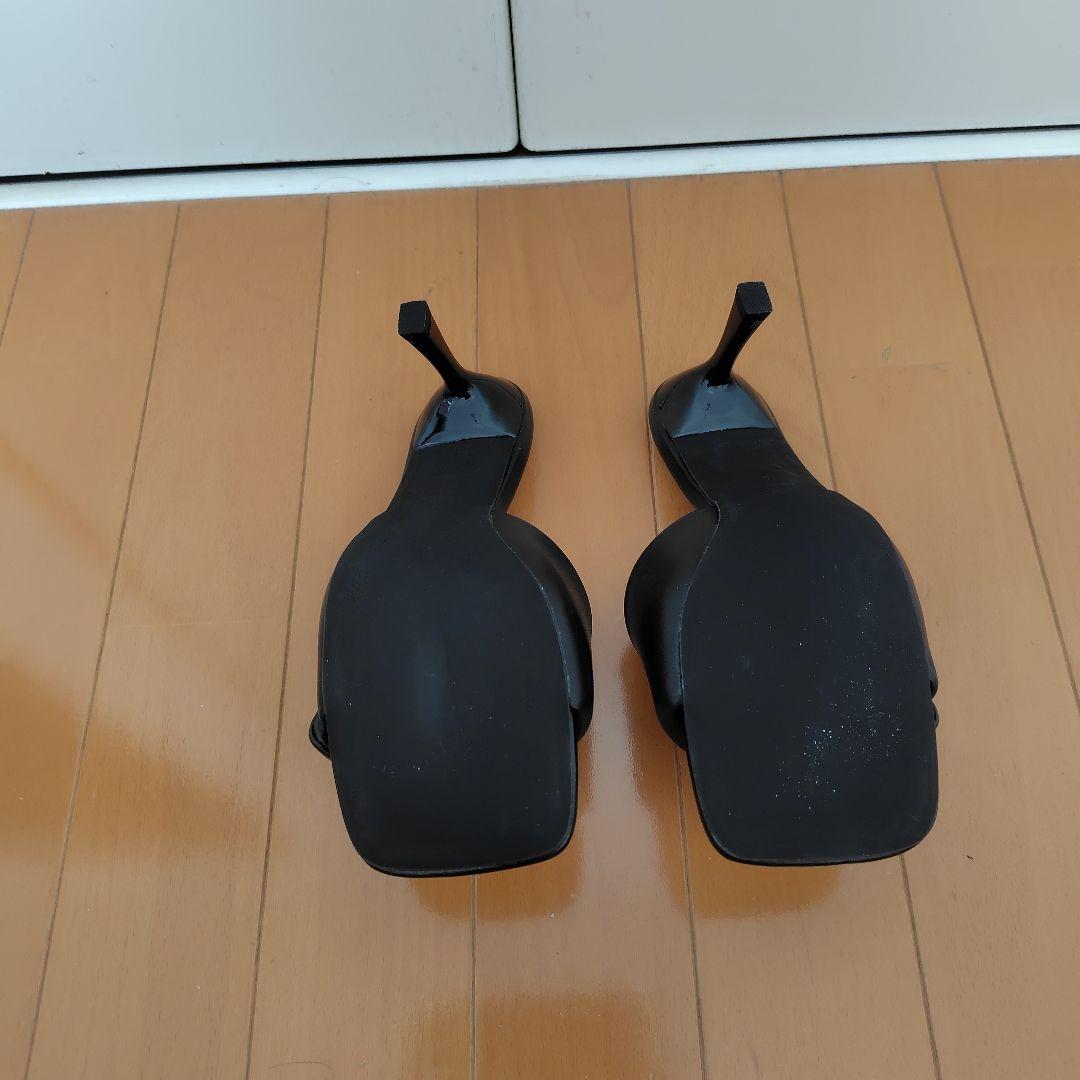 NICAL ビジューデザイン ブラックミュール