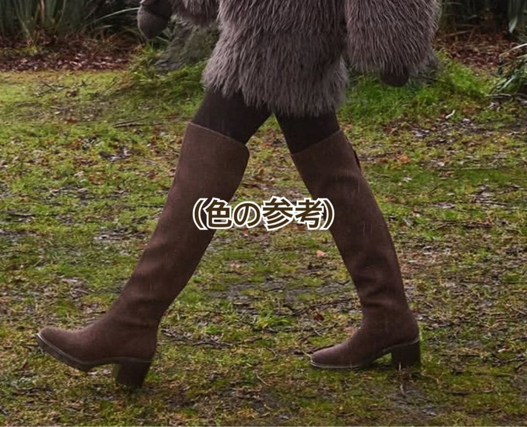 ヒ*ン様 【 お得 美品 】VIVAIA ヴィヴァイア ニーハイブーツ 38 撥