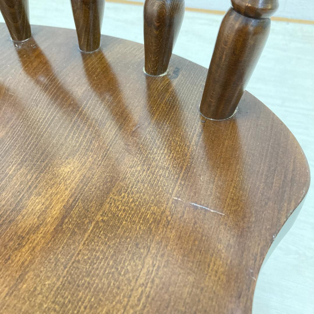 【柏木工】ダイニングチェア　 ウィンザーチェア 木製　椅子　２脚セット