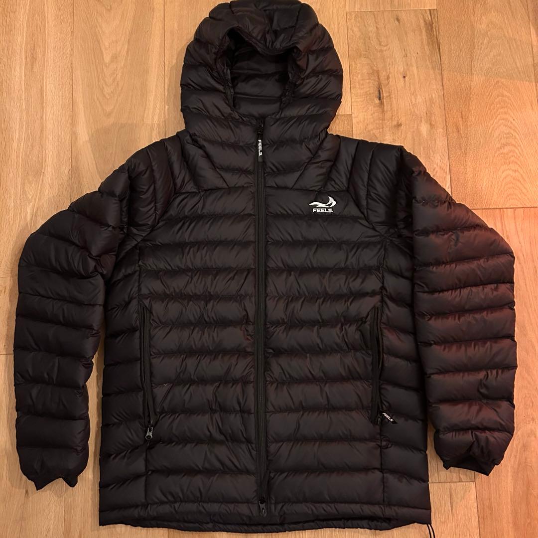 feels. 上杉柊平 ダウンジャケット shell jacket ブラックXL