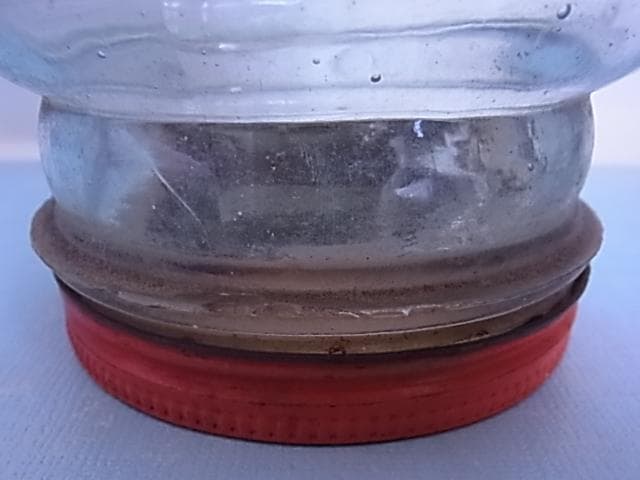 珍品　和ガラス　ガラス瓶　飴瓶　菓子瓶　地球瓶　昭和レトロ　駄菓子屋　気泡　戦前