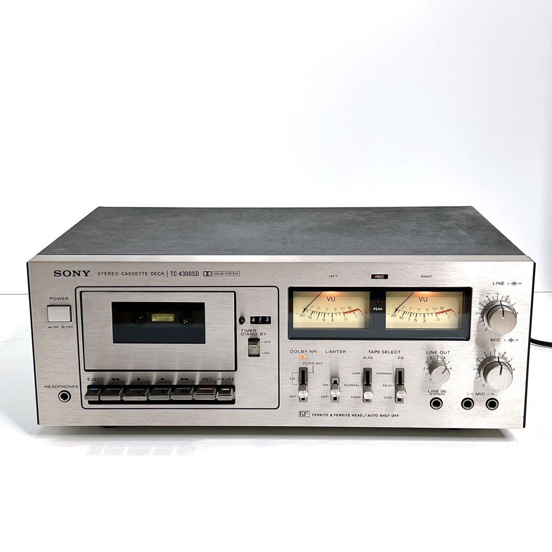 【良品・動作品】 SONY TC-4300SD カセットデッキ