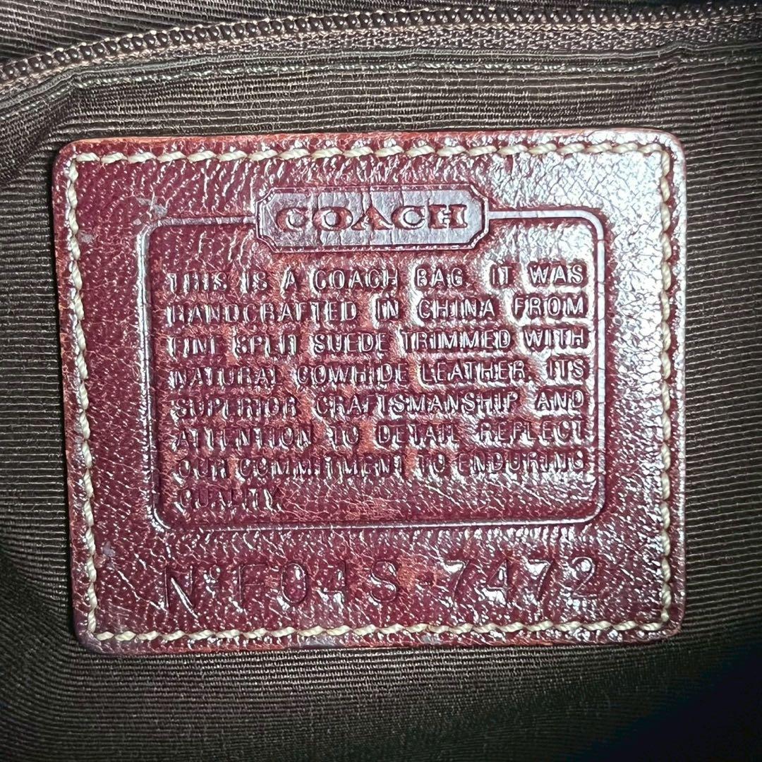 バッグ COACH Hampton Suede Soho Shoulder Bag