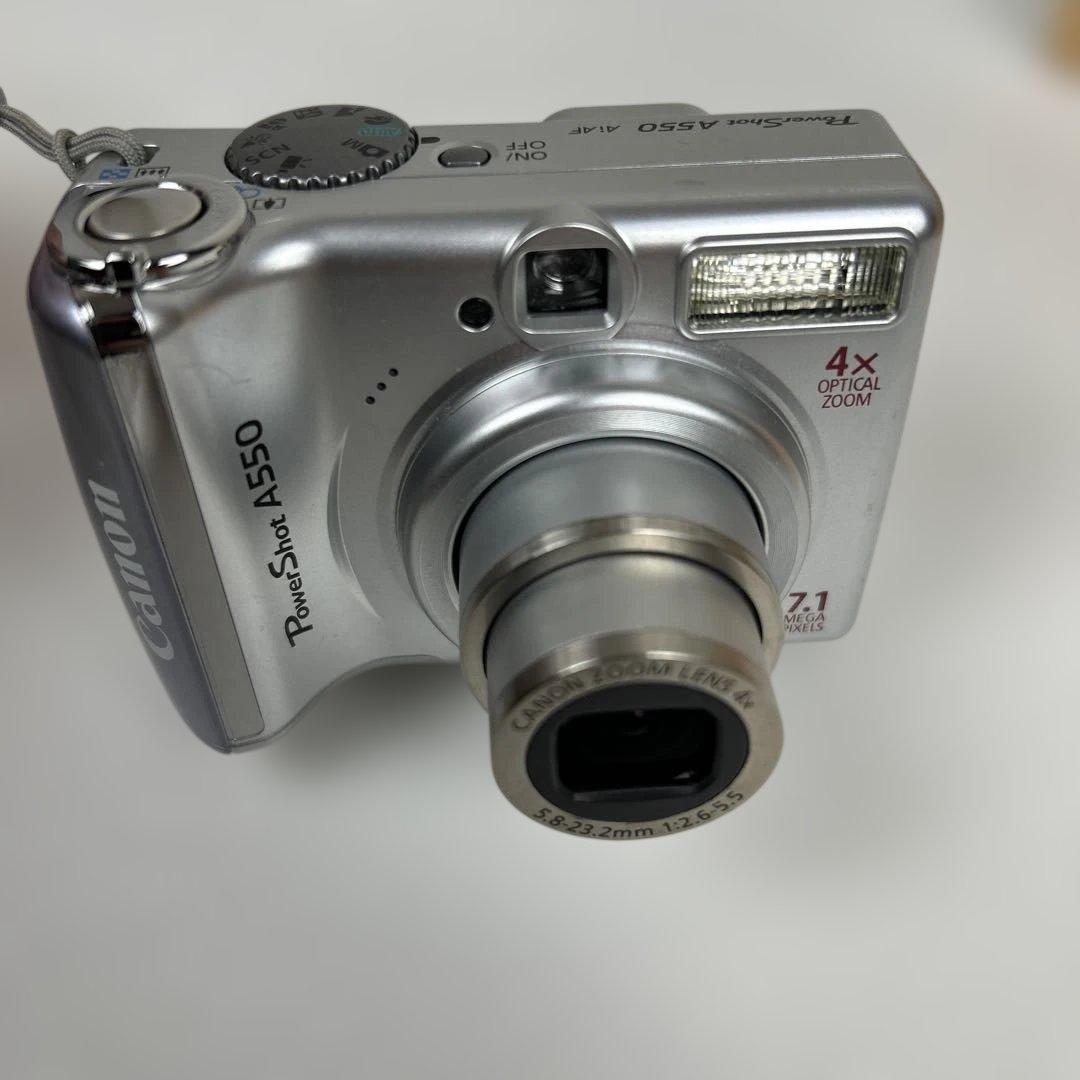 美品! Canon キャノンPowerShot A550 デジカメ 箱 説明書