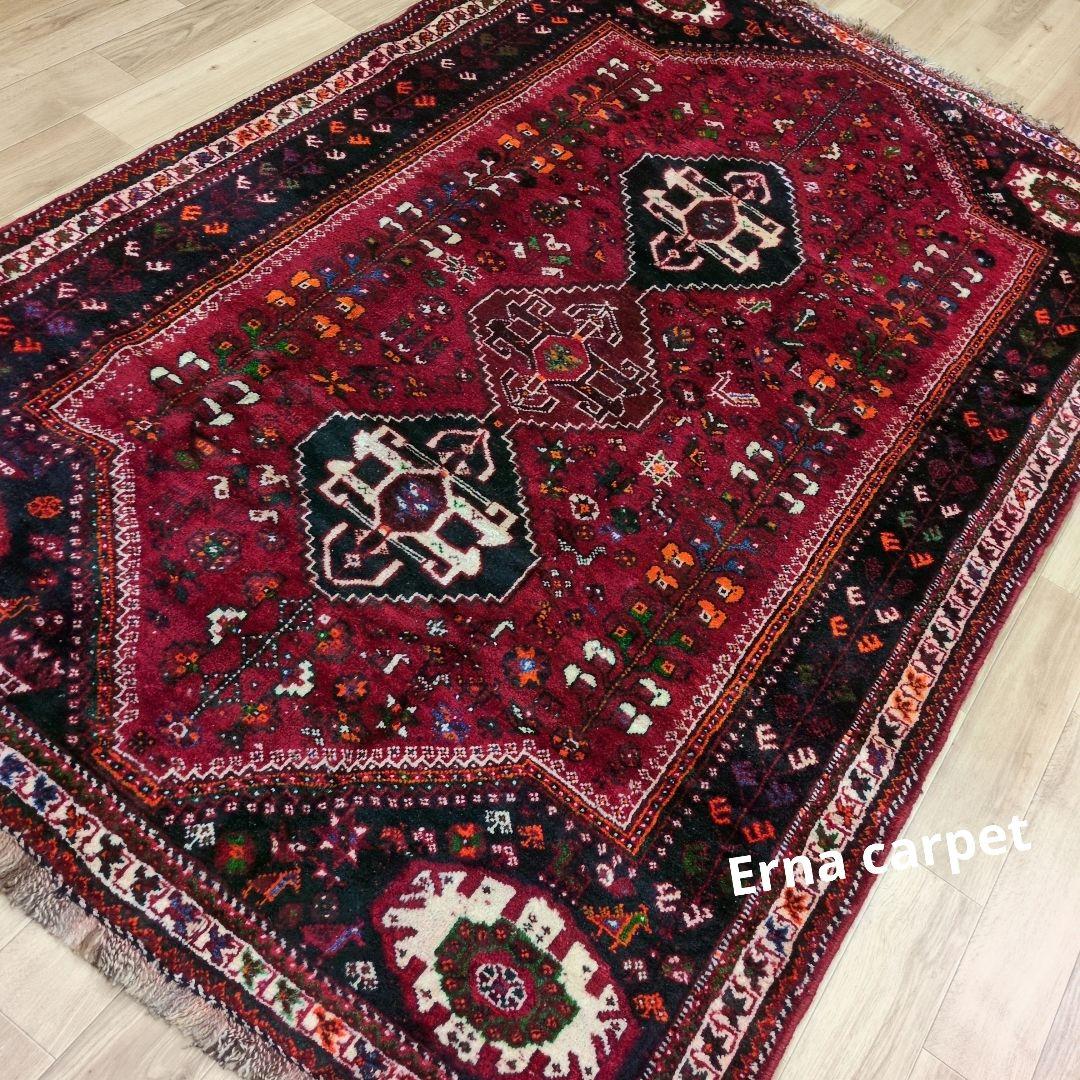 ペルシャ絨毯　シ－ラーズ産 265x165 クリーニング済 shiraz